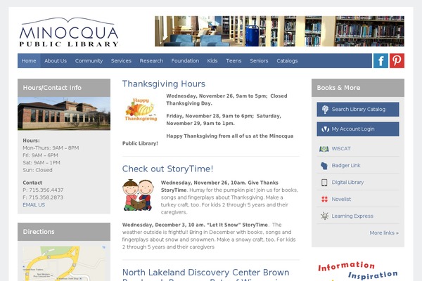 minocqualibrary.org site used Mpl