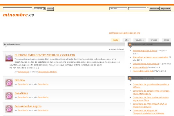 minombre.es site used Bphome