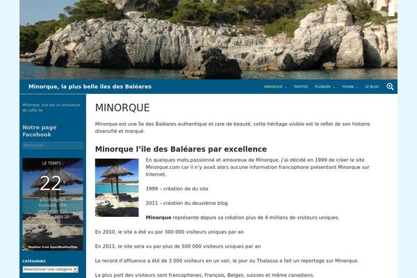 minorque.com site used Minorque