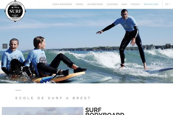 minousurfschool.com site used Minouschool