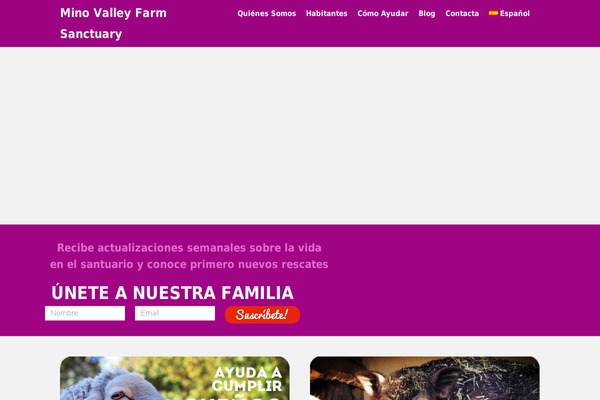 minovalleyfarmsanctuary.org site used Mino-valley