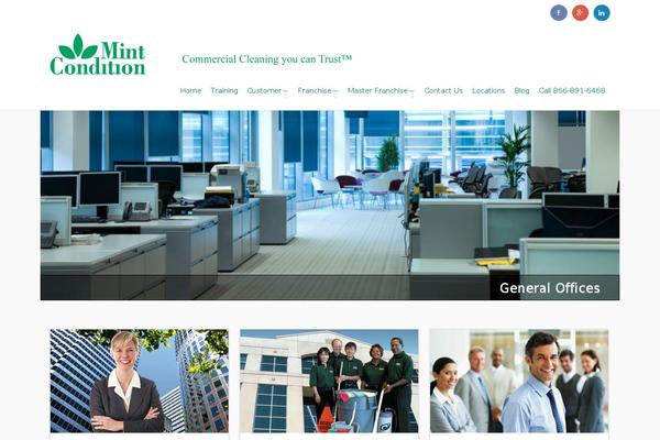 WordPress website example screenshot