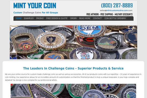 mintcustomcoins.com site used Coinsyourway