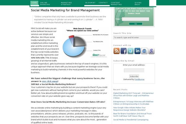 mintsocial.com site used Amp-wp-theme