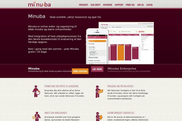 minuba.dk site used Minuba