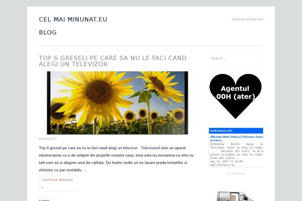 minunat.eu site used Starter-master