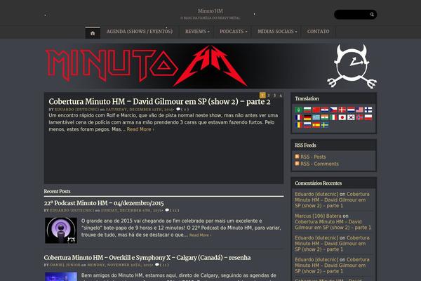 WordPress website example screenshot