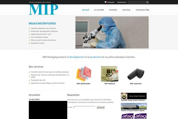 Mip theme site design template sample