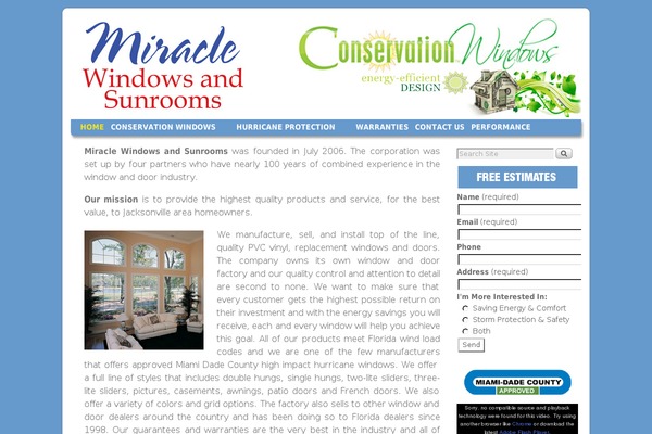 WordPress website example screenshot