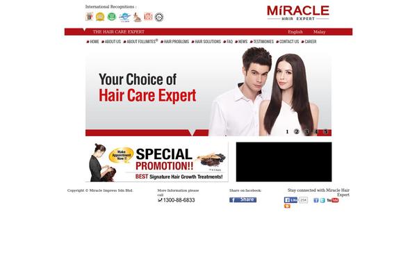 miraclehairexpert.com site used Mhe