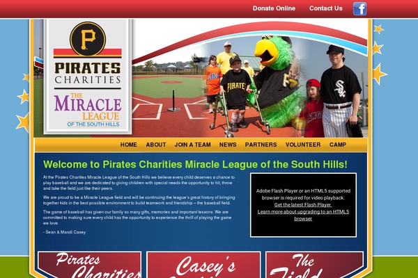 miracleleaguesouthhills.org site used Caseys