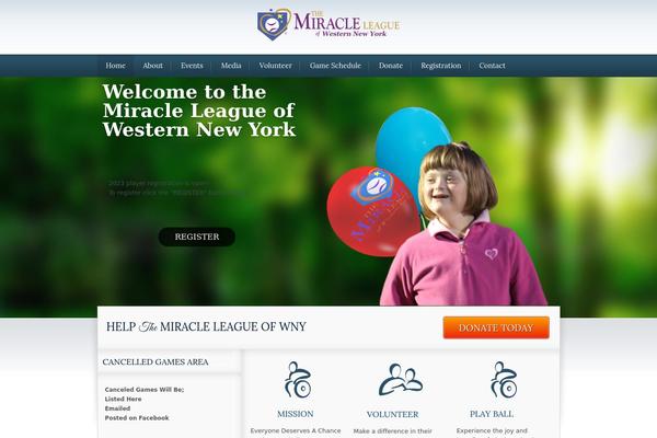Miracle theme site design template sample