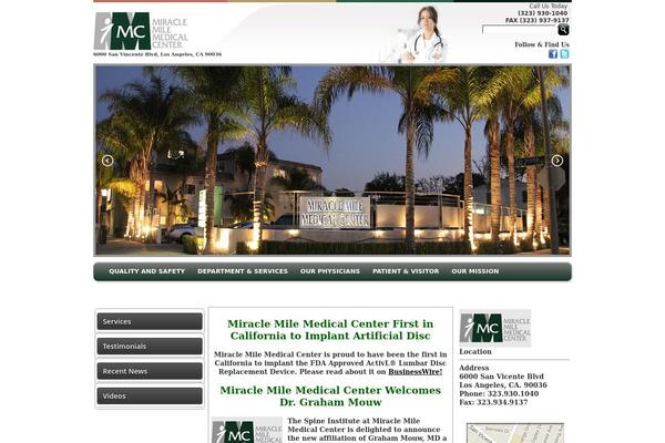miraclemilemedicalcenter.com site used Mmmc2014