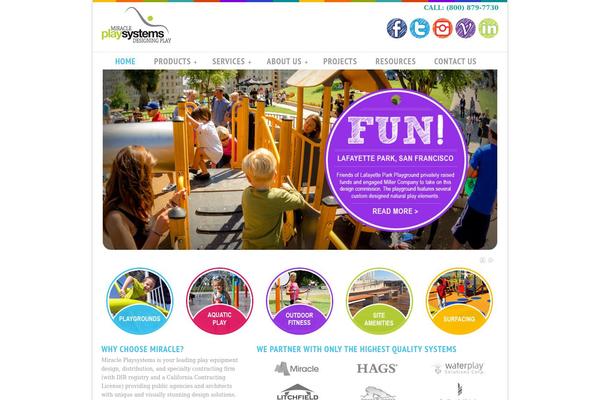 WordPress website example screenshot