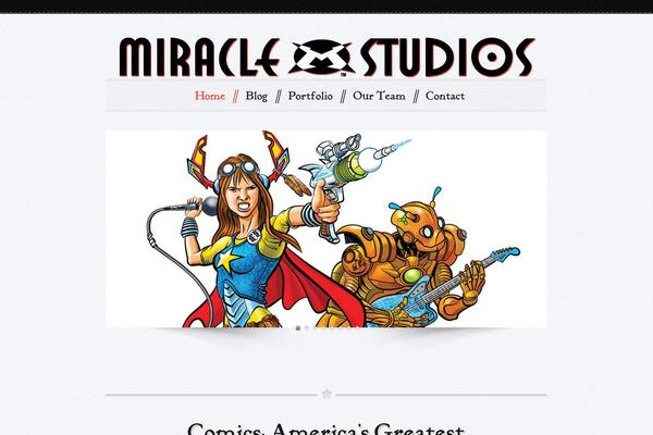 miraclestudios.com site used Hipster