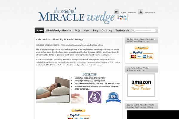miraclewedgepillow.com site used Mio