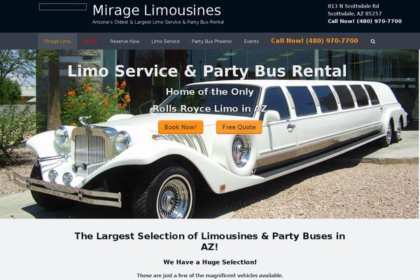 miragelimo.com site used Mirage-limo