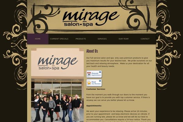 miragesalonandspa.biz site used Sacramento