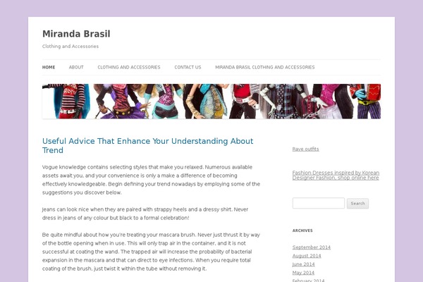 Twenty Twelve theme site design template sample