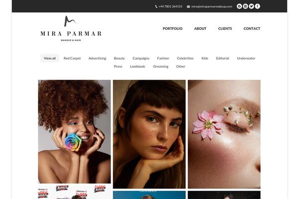 WordPress website example screenshot