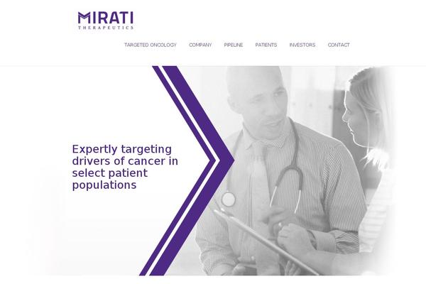 mirati.com site used Mirati
