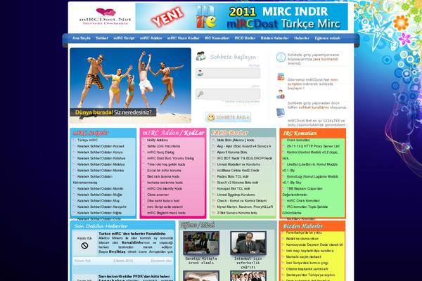 mircdost.net site used Mircdost
