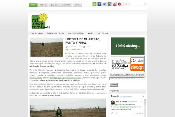 mirecetario.es site used Ihealth