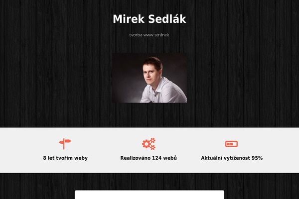 mireksedlak.cz site used MioWeb