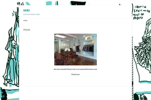 Twenty Twelve theme site design template sample