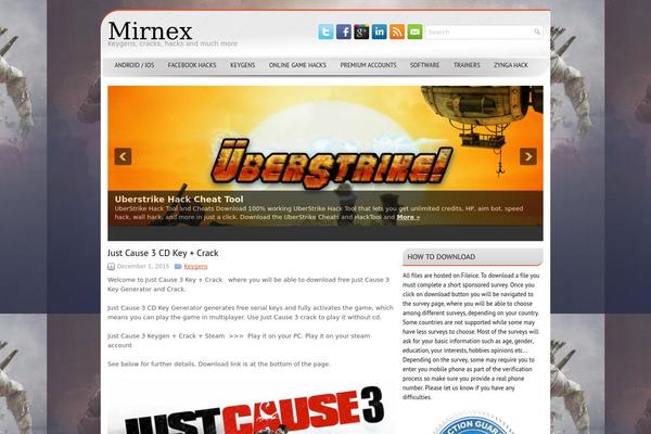 mirnex.com site used Solidate