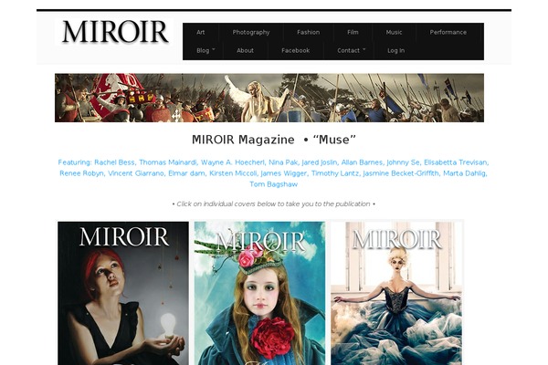 miroirmagazine.com site used Miroirmagazine