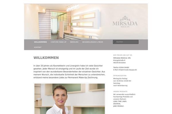 WordPress website example screenshot