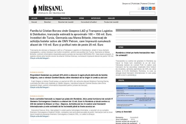 mirsanu.ro site used Mirsanu