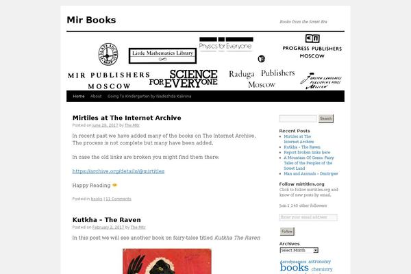 WordPress website example screenshot