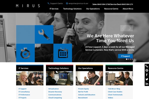 mirus-it.co.uk site used Mirus