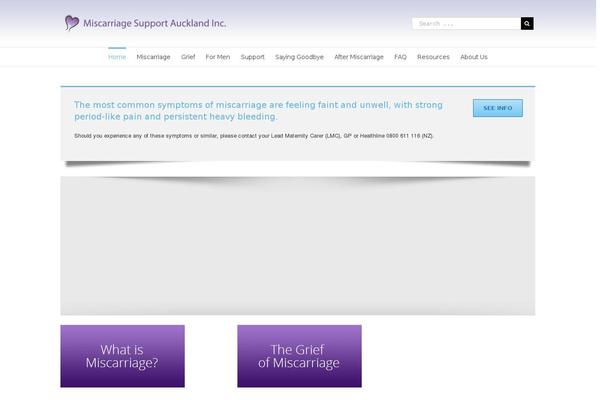 miscarriagesupport.org.nz site used Magsy