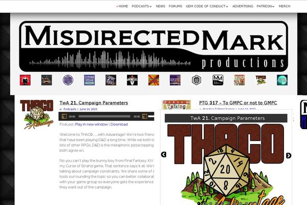 misdirectedmark.com site used SG Diamond