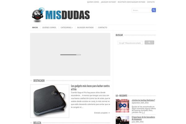 misdudas.es site used Leaf
