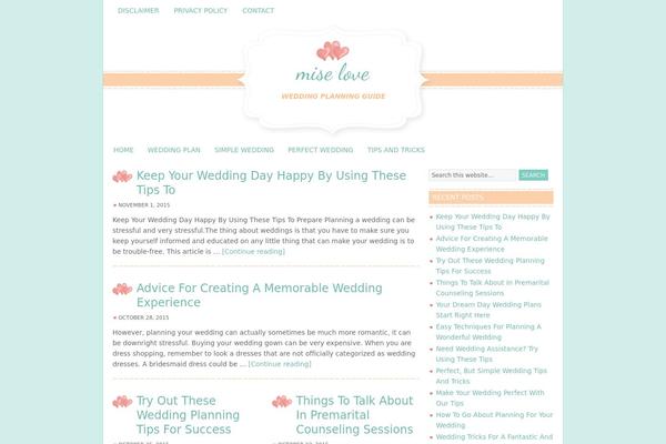 Pretty theme site design template sample