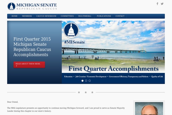 MISenateGOP theme websites examples