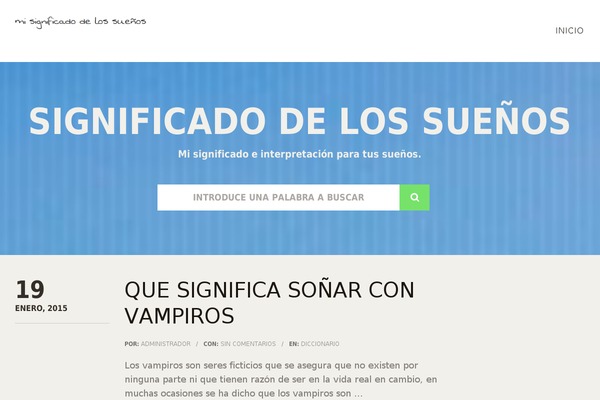 misignificadodelossuenos.com site used Wp-altera