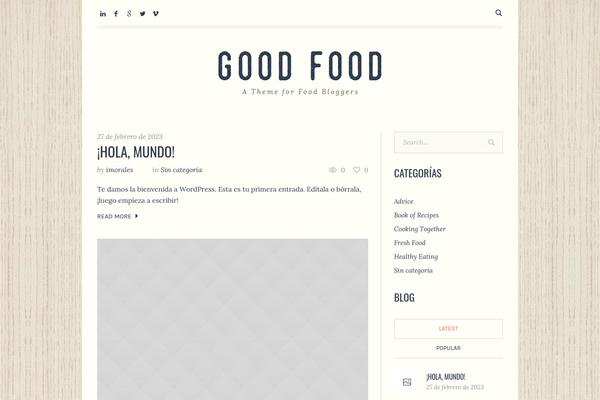 mispostres.es site used Good-food-child