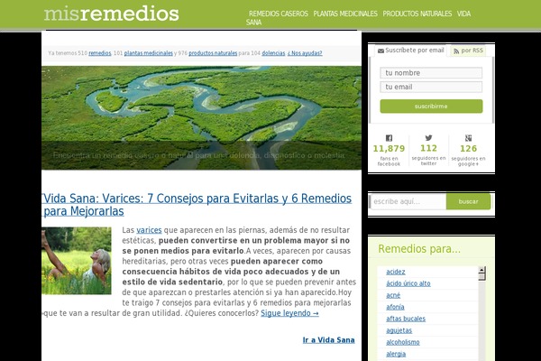 misremedios.com site used Misremedios