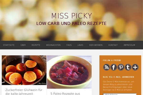 miss-picky.de site used Celebrate