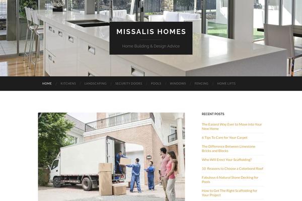 missalis.com site used Missalis-theme