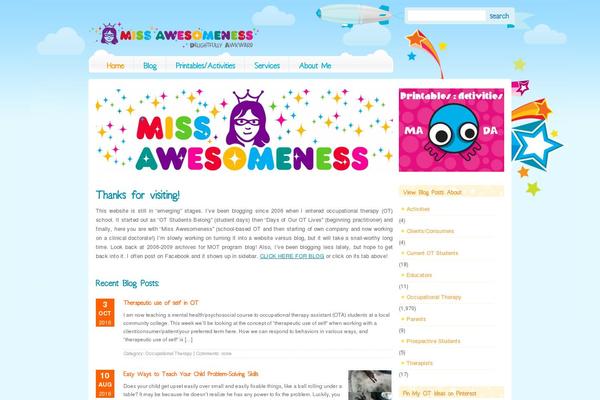 missawesomeness.com site used Kids_toys