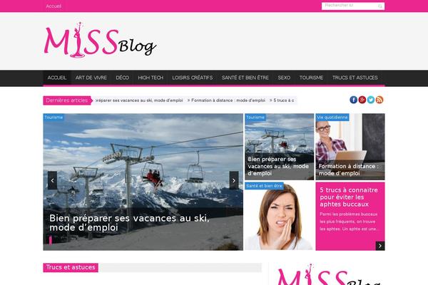missblog.fr site used Missblog