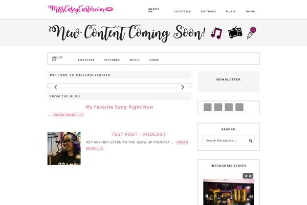 WordPress website example screenshot