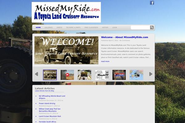 missedmyride.com site used WP-Creativix