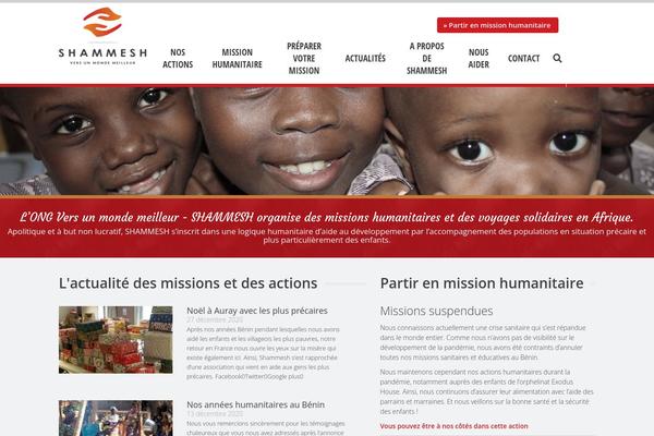 mission-humanitaire-afrique.org site used Shammesh